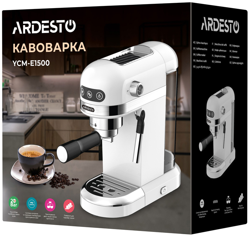 Кофеварка рожковая Ardesto YCM-E1500 фото