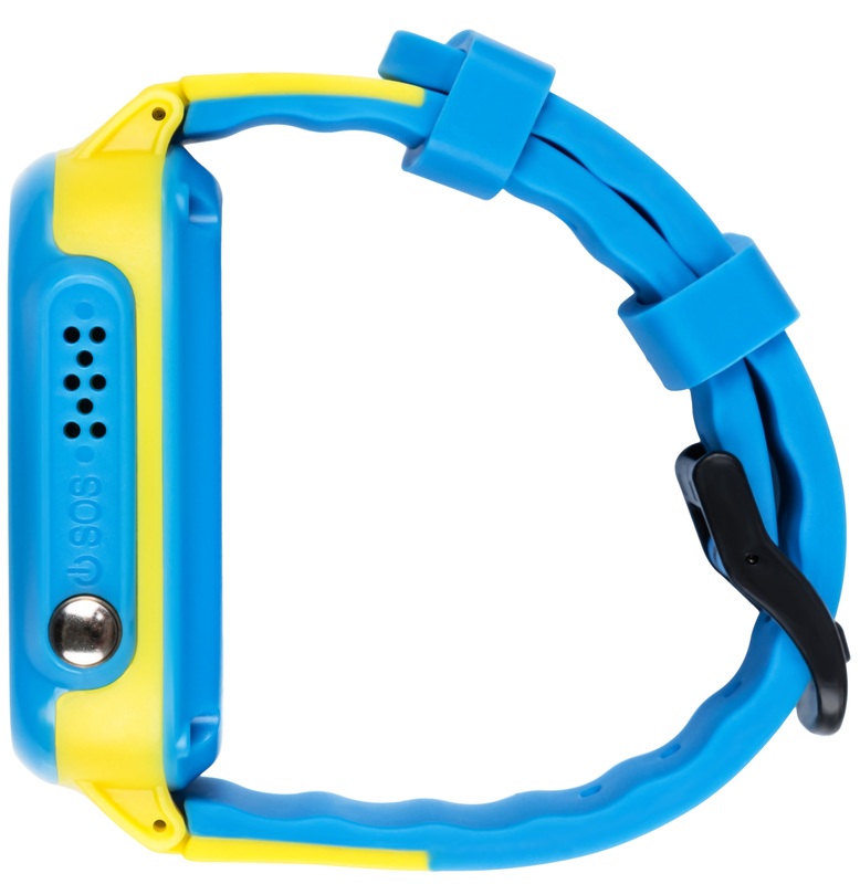Дитячий смарт-годинник AmiGo GO008 GPS WIFI Black (Blue-Yellow) фото