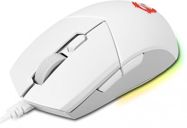 Ігрова комп'ютерна миша MSI Clutch GM11 WHITE GAMING Mouse фото