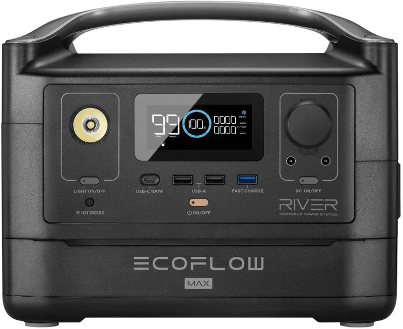 Зарядная станция EcoFlow RIVER Max (576 Вт*ч) фото