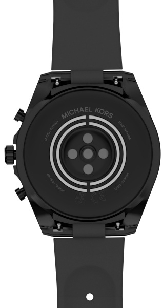 Смарт-годинник Michael Kors Gen 6 44 mm (Black Silicone) MKT5151 фото