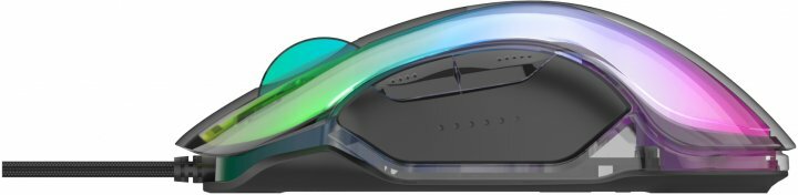 Ігрова комп'ютерна миша 2E GAMING MG345 RGB USB Transparent (2E-MG345TR) фото