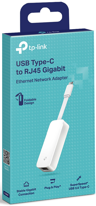 Мережевий адаптер TP-Link UE300C, USB Type-C/Gigabit Ethernet фото