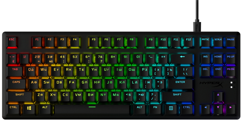 Ігрова клавіатура HyperX Alloy Origins PBT HX Red (639N7AA#ACB) фото