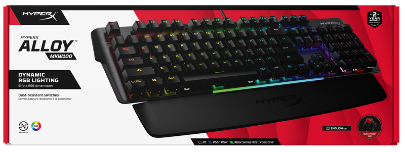 Ігрова клавіатура HyperX Alloy MKW100 - Mechanical Gaming Keyboard - Red (HKBM1-R-RU/G) фото