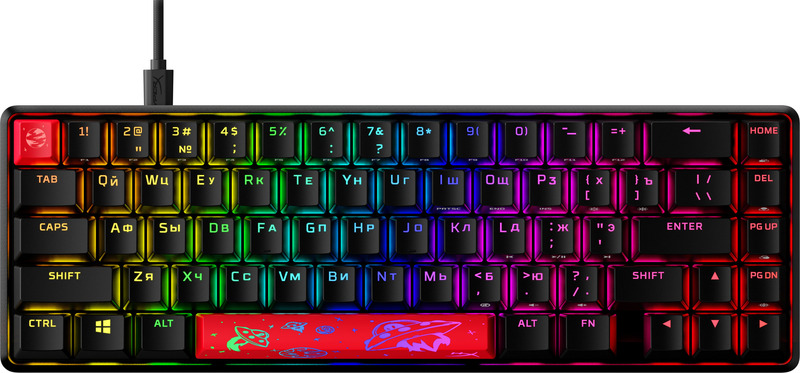 Ігрова клавіатура Alloy Origins 65 Mechanical Gaming Keyboard HX Red (4P5D6AX#ACB) фото
