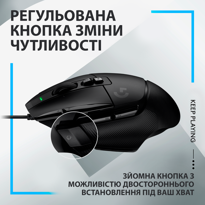 Миша ігрова Logitech G502 X (Black) L910-006138 фото
