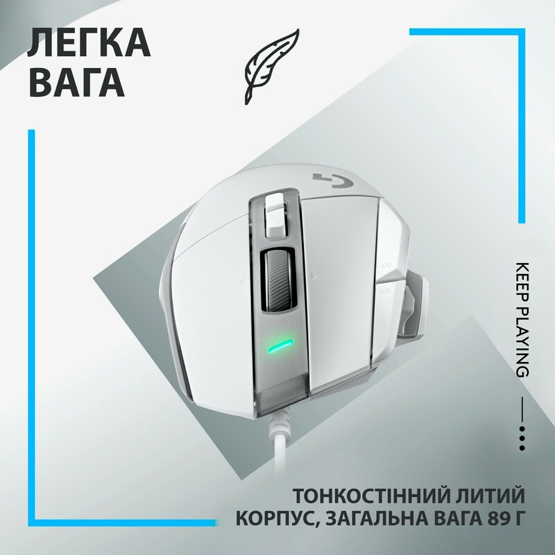 Миша ігрова Logitech G502 X (White) L910-006146 фото