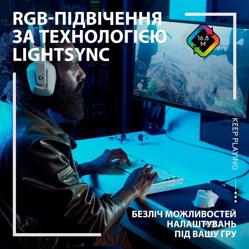 Миша ігрова Logitech G502 X Plus (White) L910-006171 - фото - №4