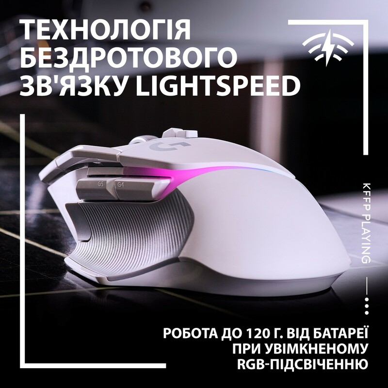 Миша ігрова Logitech G502 X Plus (White) L910-006171 - фото - №7