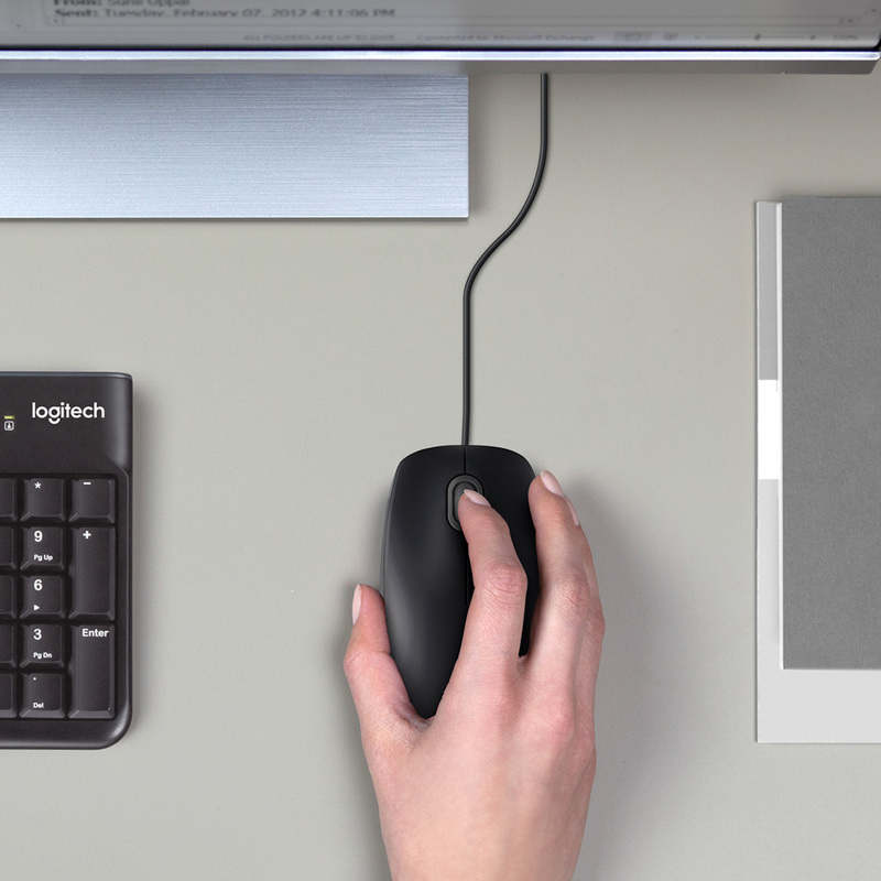 Мышь Logitech M100 (Black) 910-006652 фото