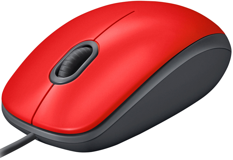 Миша Logitech M110 (Red) 910-006759 - фото - №0
