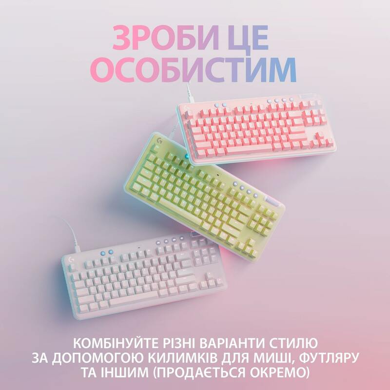 Ігрова клавіатура Logitech G713 Linear (White) L920-010678 - фото - №6