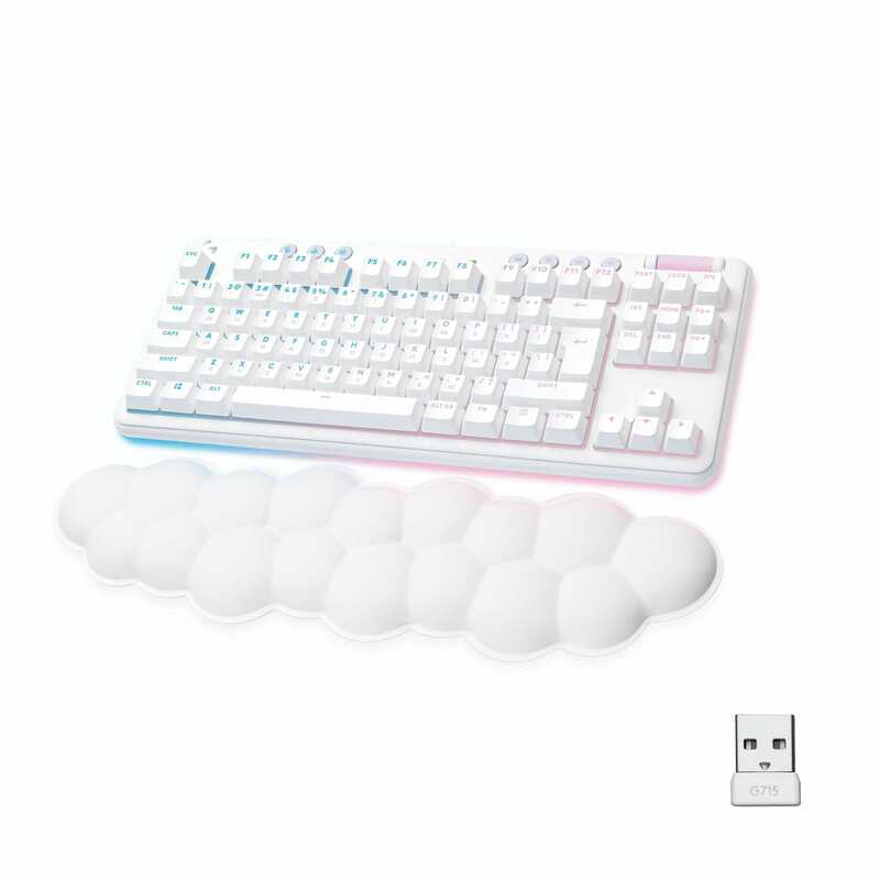 Ігрова клавіатура Logitech G715 Linear (White) L920-010692 - фото - №0