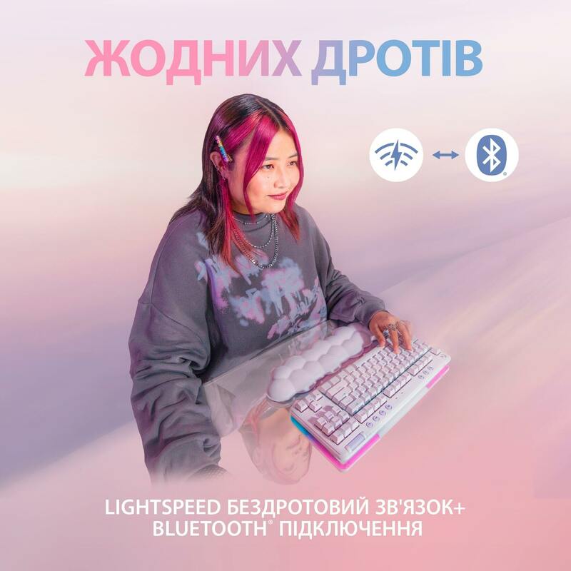 Ігрова клавіатура Logitech G715 Linear (White) L920-010692 - фото - №2