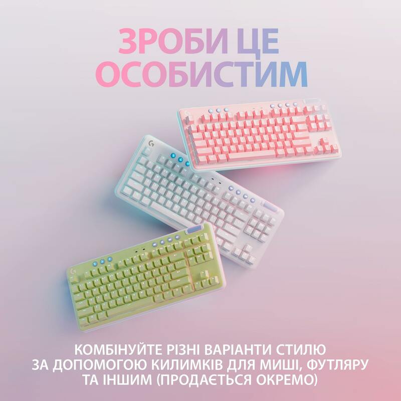Ігрова клавіатура Logitech G715 Linear (White) L920-010692 - фото - №6