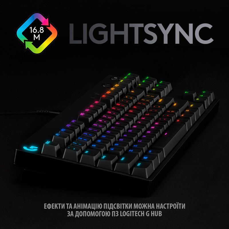 Ігрова клавіатура Logitech G PRO Mechanical Gaming Keyboard (Black) 920-009392 фото