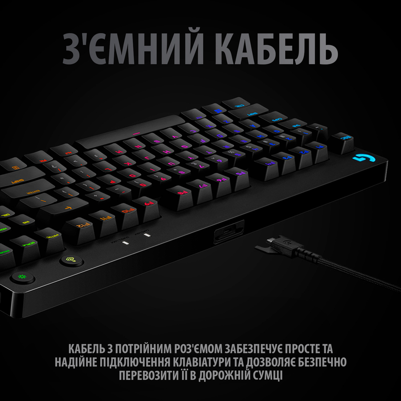 Ігрова клавіатура Logitech G PRO Mechanical Gaming Keyboard (Black) 920-009392 фото