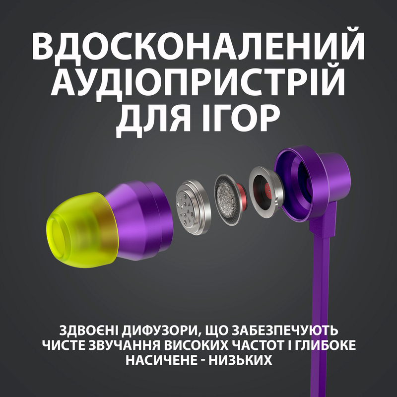 Ігрова гарнітура Logitech G333 (Purple) 981-000936 фото