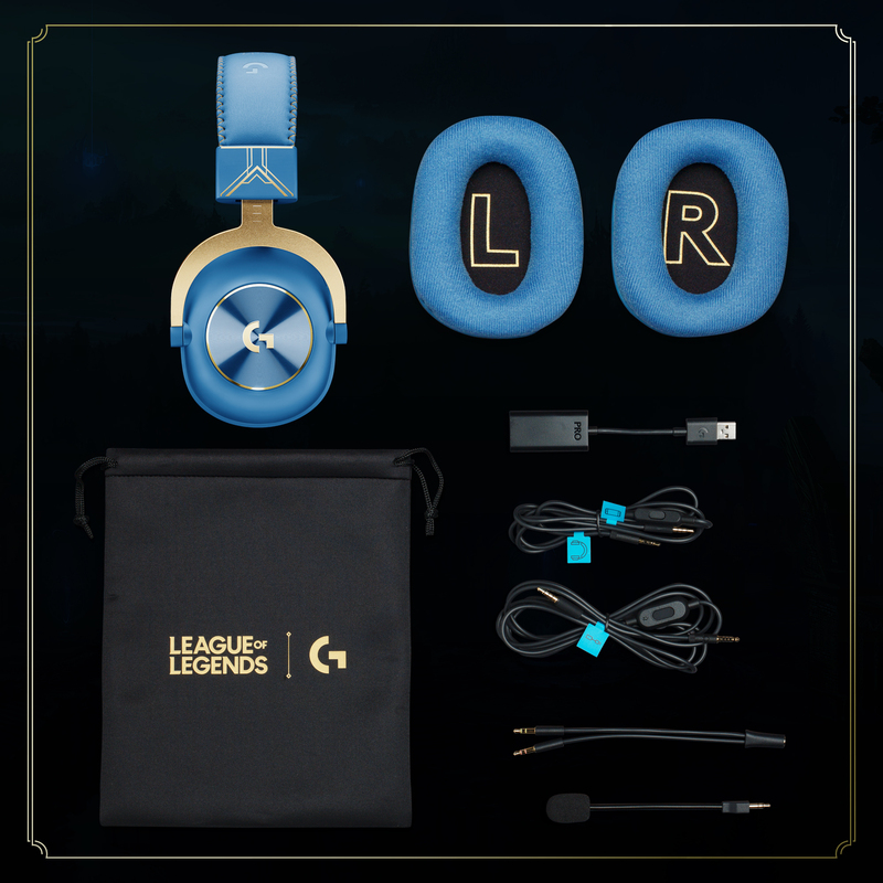 Ігрова гарнітура Logitech G PRO X Gaming Headset League of Legends Edition - LOL-WAVE2 (L981-001106) фото