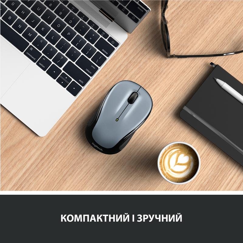 Миша Logitech Wireless M325s (Light Silver) 910-006813 - фото - №1