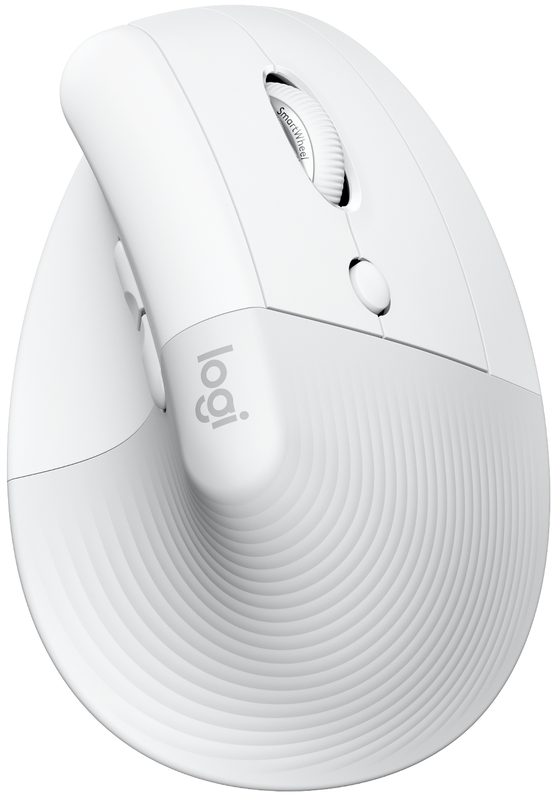 Мышь Logitech Lift for Mac Vertical Ergonomic Wireless/Bluetooth (White) 910-006477 фото