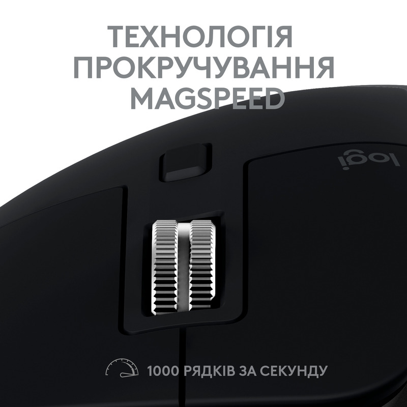 Миша Logitech MX Master 3S For Mac Performance Wireless (Space Grey) 910-006571 фото