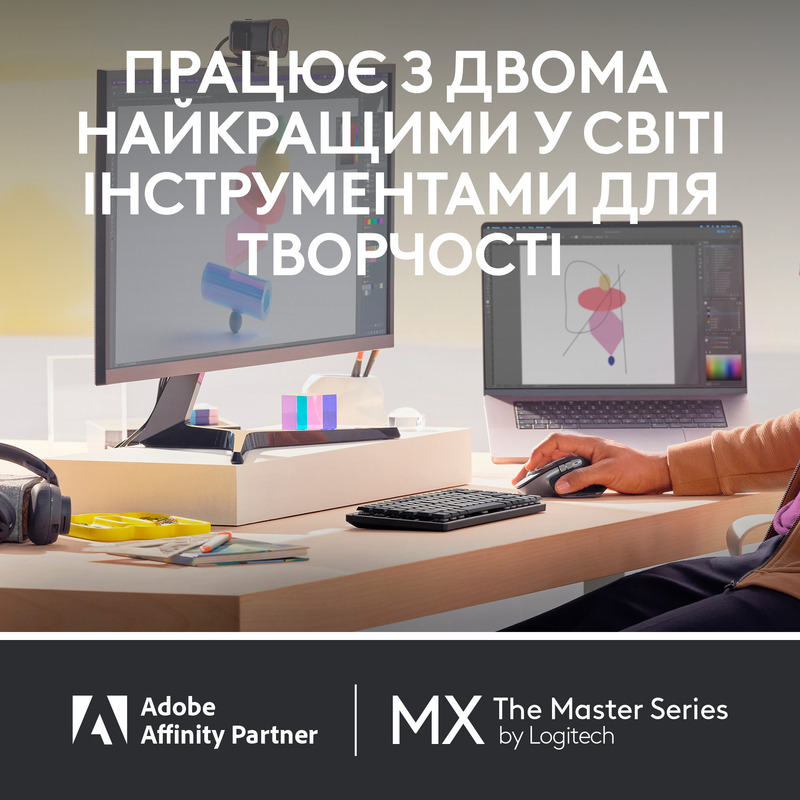 Миша Logitech MX Master 3S For Mac Performance Wireless (Space Grey) 910-006571 фото
