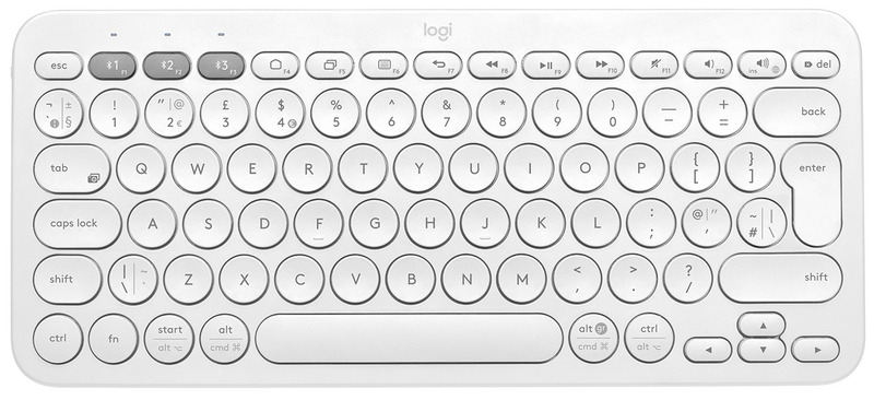 Клавiатура Logitech K380 UA Bluetooth (White) 920-009868 фото