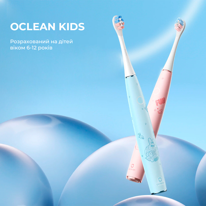 Дитяча зубна електрощітка Oclean Kids Sonic Electric (Blue) фото