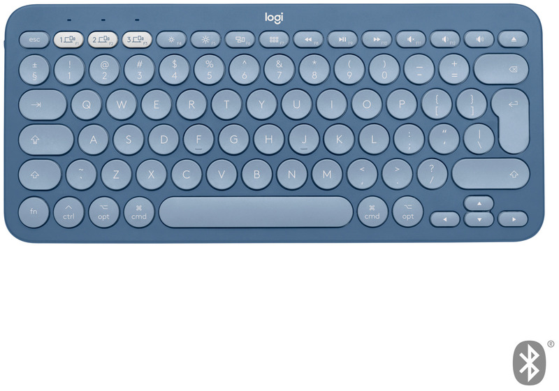 Клавiатура Logitech K380 UA For Mac Bluetooth (Blue) 920-011180 фото
