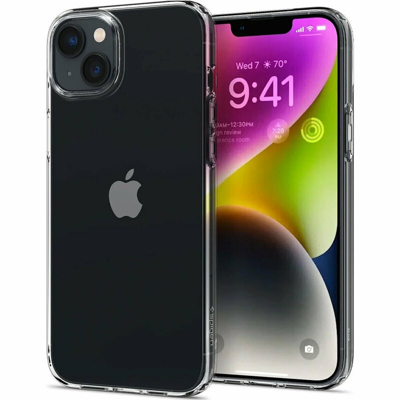 Чохол для iPhone 14 Spigen Crystal Flex (Crystal Clear) - фото - №6
