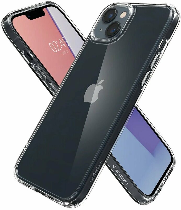 Чохол для iPhone 14 Spigen Ultra Hybrid (Crystal Clear) - фото - №5