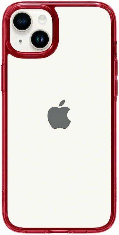 Чохол для iPhone 14 Spigen Ultra Hybrid (Red Crystal) фото