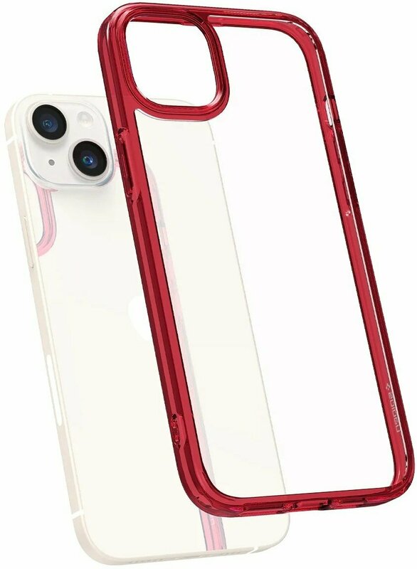 Чохол для iPhone 14 Spigen Ultra Hybrid (Red Crystal) фото