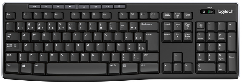 Клавiатура Logitech K270 UA Wireless (Black) 920-003738 фото