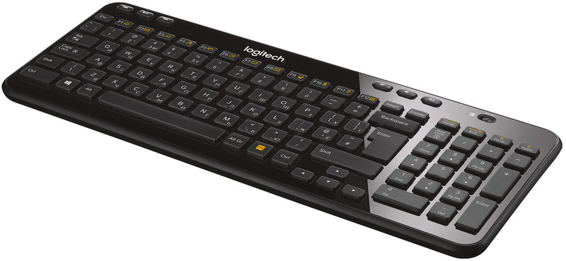 Клавiатура Logitech K360 UA Wireless (Black) 920-003080 - фото - №0