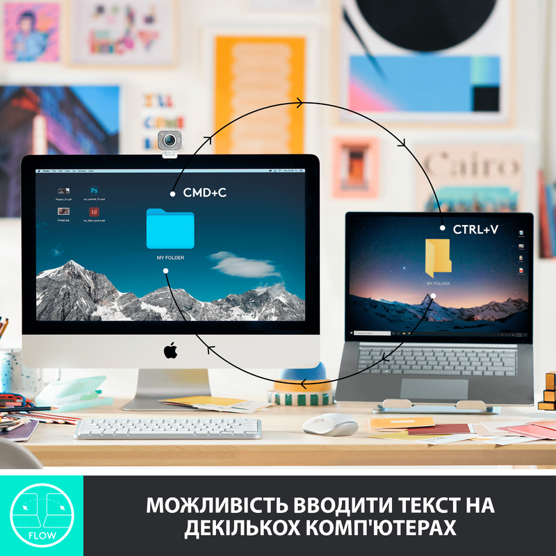 Клавиатура Logitech MX Keys Mini Minimalist Illuminated UA Wireless (Rose) 920-010500 - фото - №4