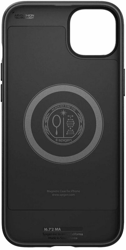 Чохол для iPhone 14 Plus Spigen Mag Armor MagFit (Matte Black) - фото - №3