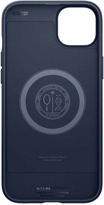 Чохол для iPhone 14 Plus Spigen Mag Armor MagFit (Navy Blue) - фото - №4