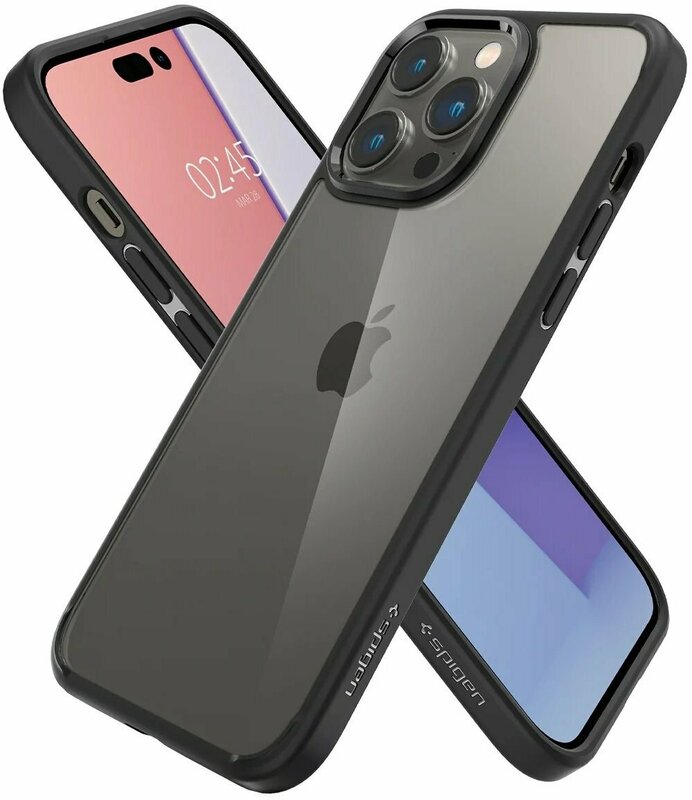 Чохол для iPhone 14 Pro Spigen Ultra Hybrid (Matte Black) - фото - №4