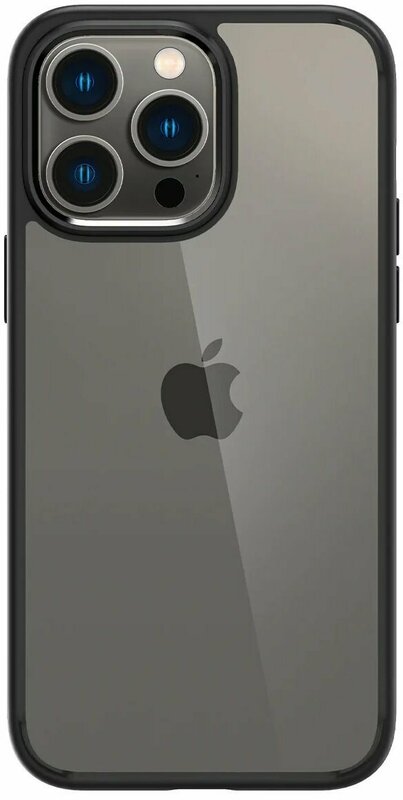 Чохол для iPhone 14 Pro Spigen Ultra Hybrid (Matte Black) - фото - №0