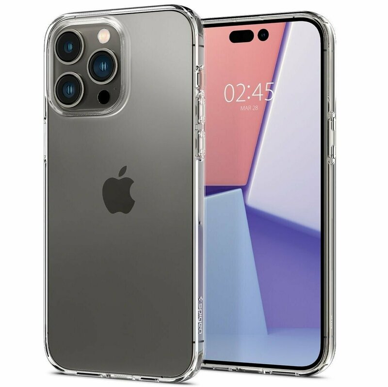 Чохол для iPhone 14 Pro Spigen Crystal Flex (Crystal Clear) - фото - №4