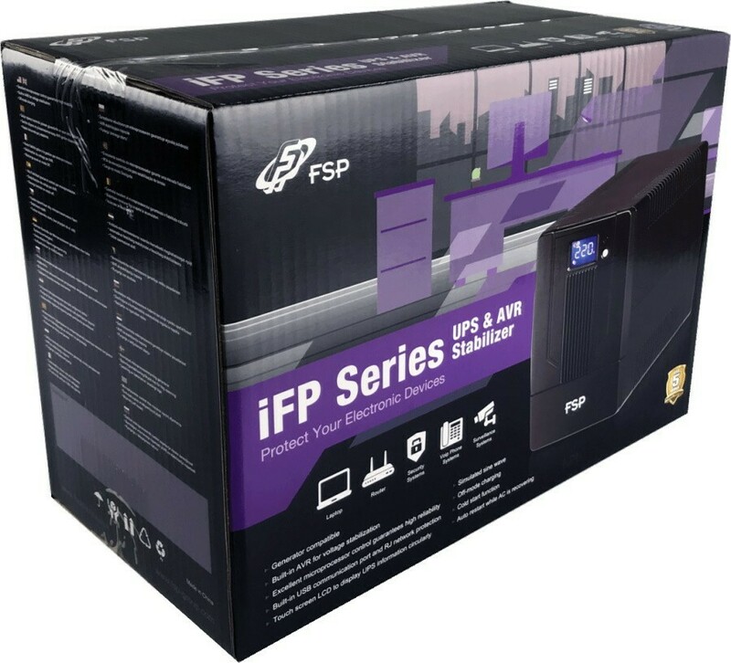 ДБЖ FSP iFP2000, 2000VA/1200W, LCD, USB, 4xSchuko PPF12A1603 фото