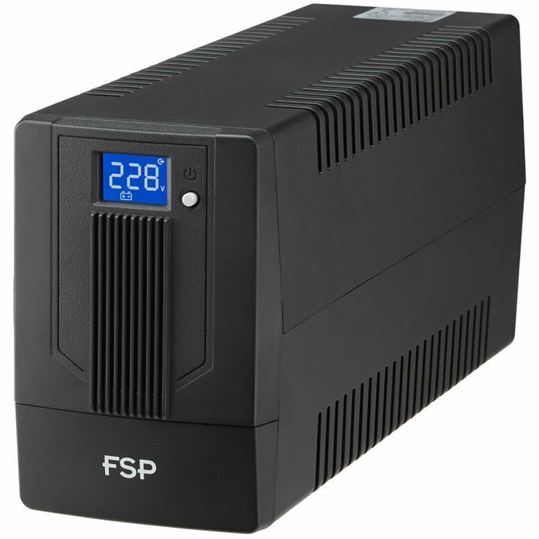 ИБП FSP iFP650, 650VA/360W, LCD, USB, 2xSchuko PPF3602800 фото