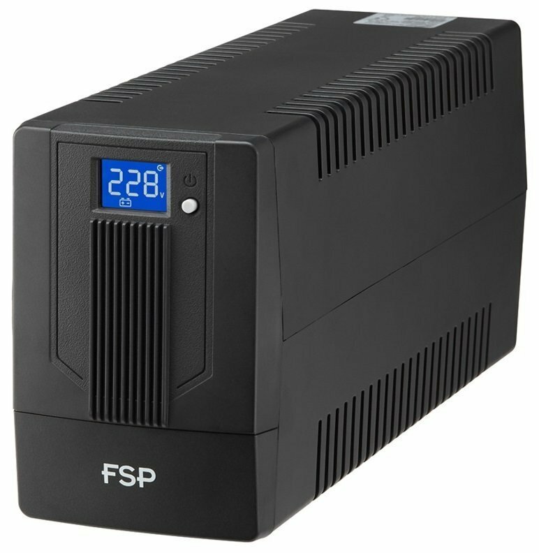 ДБЖ FSP iFP800, 800VA/480W, LCD, USB, 2xSchuko PPF4802003 фото