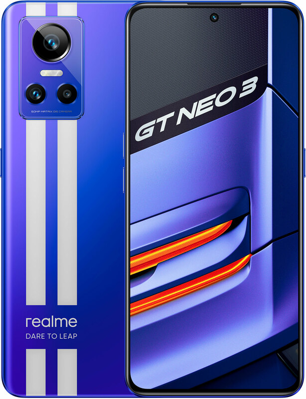 realme GT Neo 3 150W 12/256GB (Nitro Blue) фото