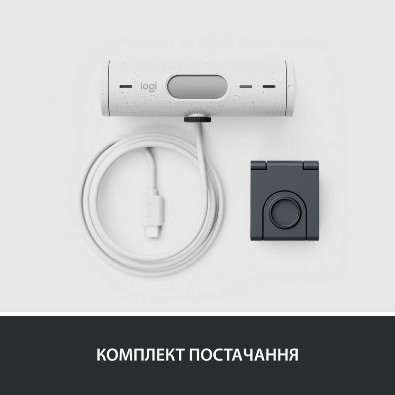 Камера для стриминга Logitech BRIO 500 (White) L960-001428 - фото - №8