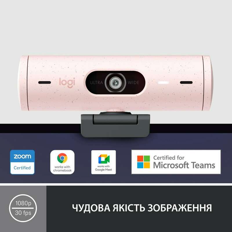 Камера для стриминга Logitech BRIO 500 (Rose) L960-001421 фото