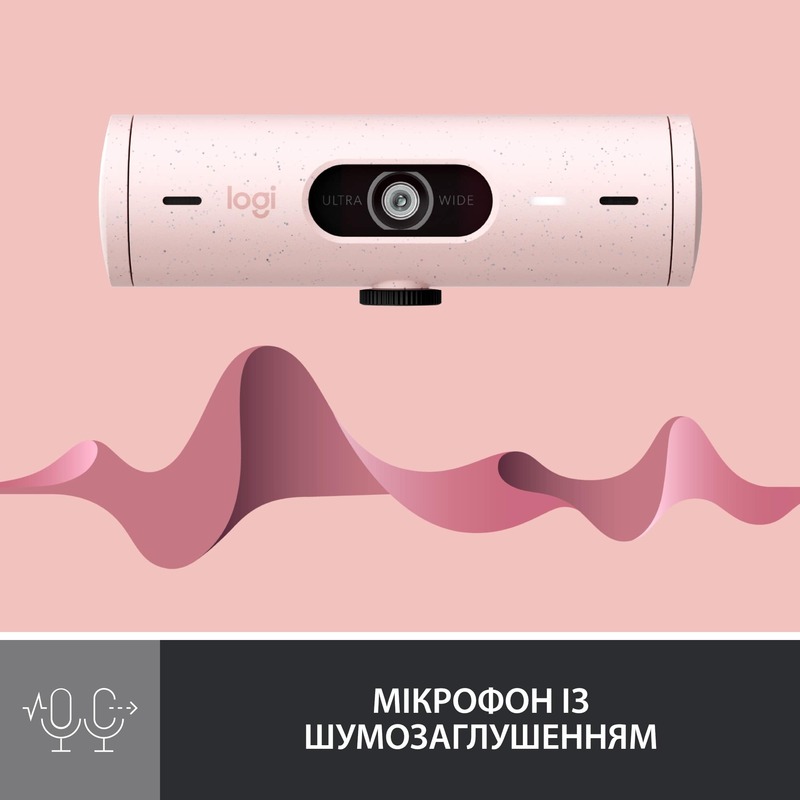 Камера для стриминга Logitech BRIO 500 (Rose) L960-001421 фото